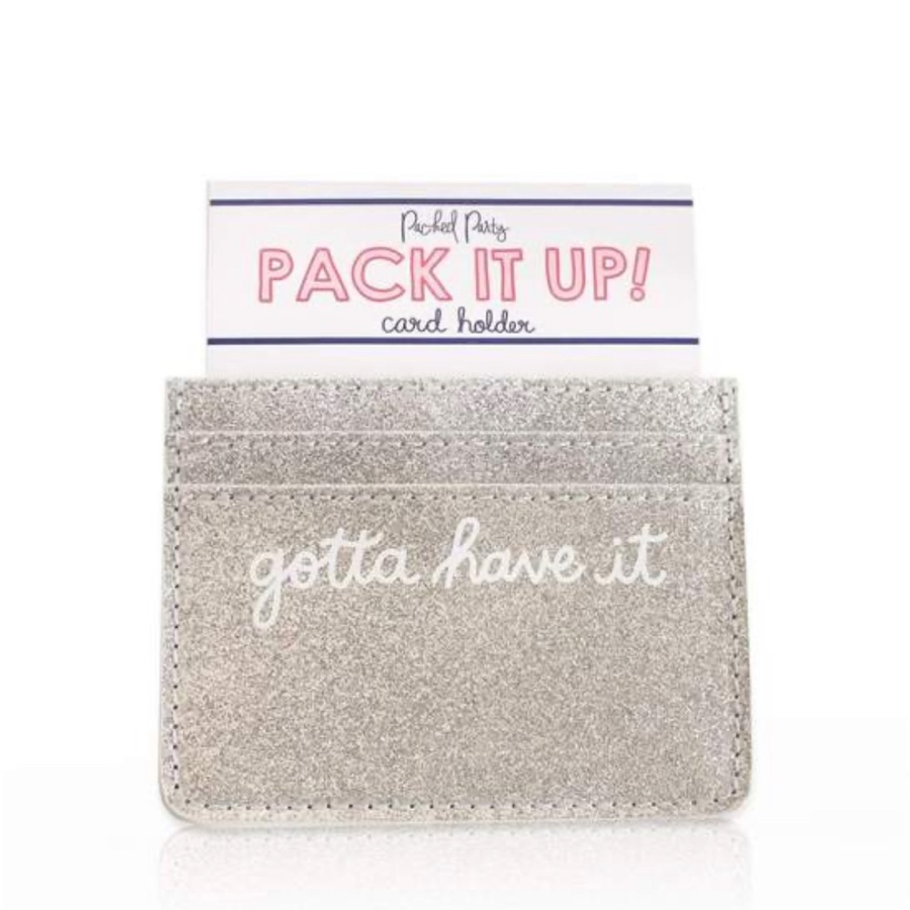 “Gotta Have It” Silver Card Case